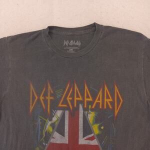 Def Leppard Hysteria Band Graphic T Shirt Adult Mens Size Medium M Gray